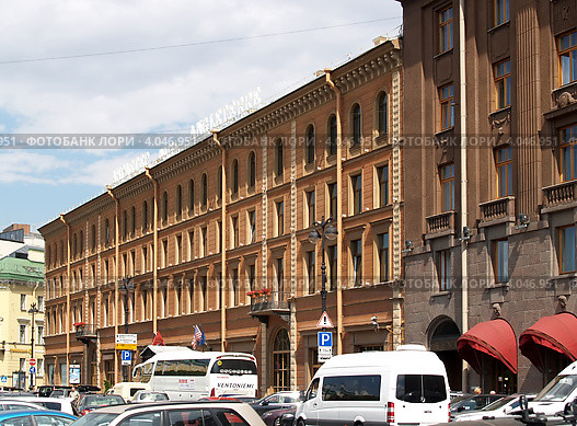 Санкт-Петербург, гостиница "Англетер" (2012 год). Редакционное фото, фотограф Ирина Борсученко / Фотобанк Лори