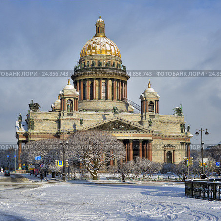 Санкт-Петербург. Исаакиевский собор (2016 год). Стоковое фото, фотограф Александр Алексеев / Фотобанк Лори