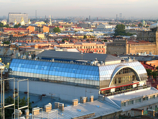 Санкт-Петербург с высоты птичьего полета (2008 год). Стоковое фото, фотограф Ноева Елена / Фотобанк Лори