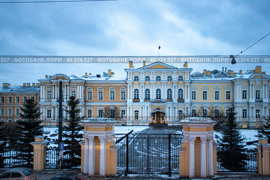 Санкт-Петербург. Воронцовский дворец  (Суворовское училище) (2023 год). Редакционное фото, фотограф Литвяк Игорь / Фотобанк Лори