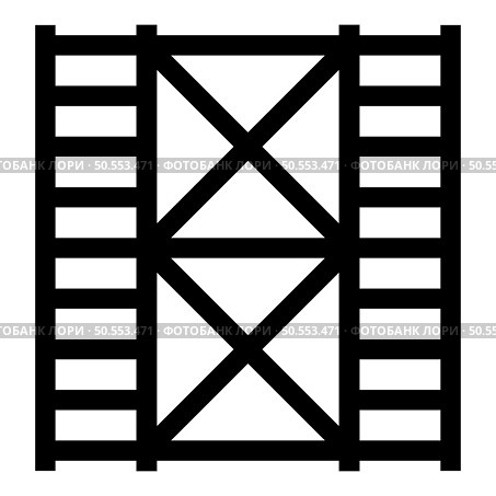 Scaffolding prefabricated construction frame floors two 2 icon black color vector illustration image flat style simple. Scaffolding prefabricated construction frame floors two 2 icon black color vector illustration image flat style. Стоковая иллюстрация, агентство Ingram Publishing / Фотобанк Лори
