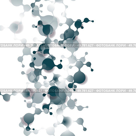 Science background with cells. Vector biology and medicine and bacteria and DNA design illustration.. Science background with cells. Vector biology and medicine and bacteria and DNA design illustration. Стоковая иллюстрация, агентство Ingram Publishing / Фотобанк Лори