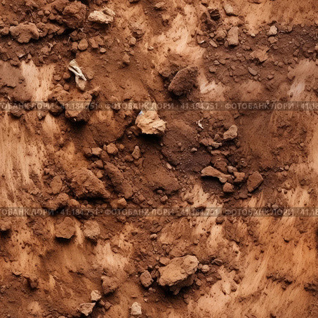 Seamless soil texture. Стоковое AI-изображение, AI-художник Кирилл Черезов / Фотобанк Лори