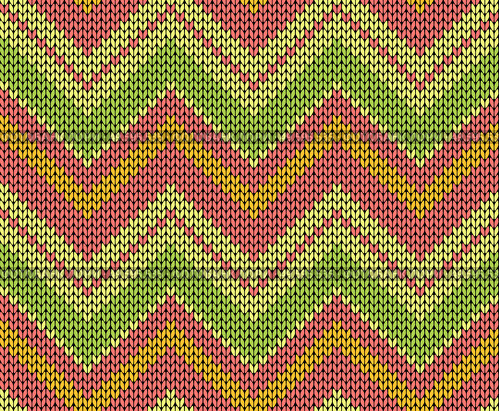 Seamless vector knitted texture illustration. Стоковая иллюстрация, агентство Ingram Publishing / Фотобанк Лори