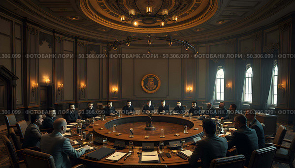 Secret Conclave AI Generative. Стоковое AI-изображение, AI-художник Андрей Скат / Фотобанк Лори