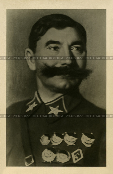 Семен Михайлович Будённый. Стоковое фото, фотограф Retro / Фотобанк Лори