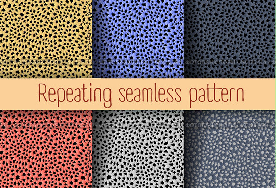 Set of abstract. Set of abstract seamless repeating background. Стоковая иллюстрация, агентство Ingram Publishing / Фотобанк Лори
