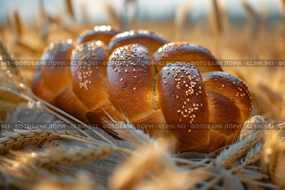 Shavuot, Pentecost is a holiday in Judaism. Стоковое AI-изображение, AI-художник Ирина Ручушкина / Фотобанк Лори