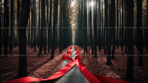 simplification cutting red tape ai generated. Стоковое AI-изображение, AI-художник Vectorwin / Фотобанк Лори