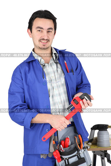 skilled technician with tools. Стоковое фото, агентство Ingram Publishing / Фотобанк Лори