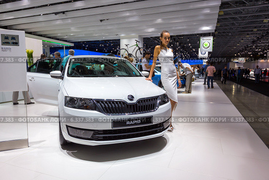 Skoda Rapid. ММАС 2014. Редакционное фото, фотограф Сергей Лаврентьев / Фотобанк Лори