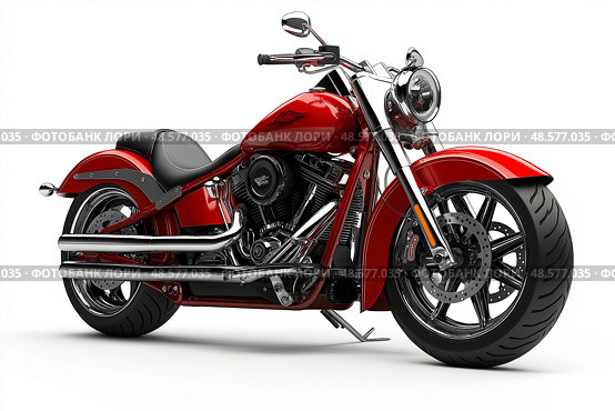 Sleek motorcycle design, perfect for performance enthusiasts valuing speed. Изящный дизайн мотоцикла, идеальный для любителей скорости. Стоковое AI-изображение, AI-художник Katsiaryna Repich / Фотобанк Лори