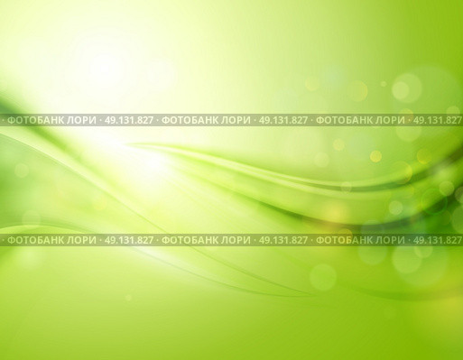 Smooth light blue waves lines and Lens Flares vector abstract background.. Smooth light blue waves lines and Lens Flares vector abstract background. Bokeh effect. Стоковая иллюстрация, агентство Ingram Publishing / Фотобанк Лори