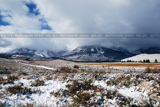 Снег в горах, Америка (2008 год). Стоковое фото, фотограф Estet / Фотобанк Лори