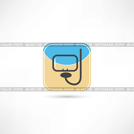 Snorkelling icon. Стоковая иллюстрация, агентство Ingram Publishing / Фотобанк Лори