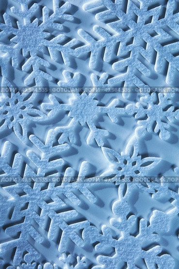 Snowflake Blue Ice, Snowflake Decoration, Winter Christmas Background. Winter christmas background. Стоковое фото, агентство Ingram Publishing / Фотобанк Лори