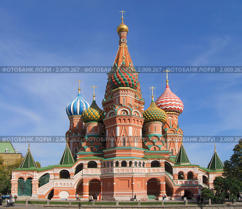 Собор Василия Блаженного (Москва) (2010 год). Стоковое фото, фотограф Валерия Попова / Фотобанк Лори