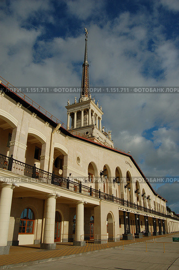 Сочи. Задание морвокзала (2009 год). Стоковое фото, фотограф nikolay uralev / Фотобанк Лори