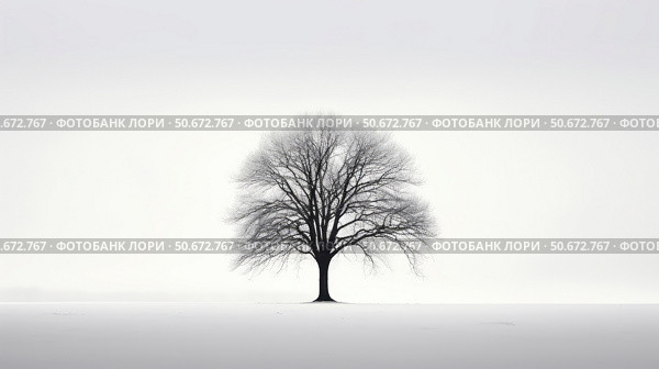 solitary black and white shapes ai generated. Стоковое AI-изображение, AI-художник Vectorwin / Фотобанк Лори