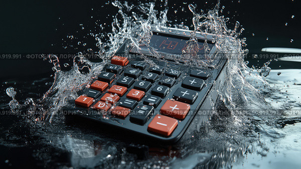 solvent dissolving calculator ai generated. Стоковое AI-изображение, AI-художник Vectorwin / Фотобанк Лори