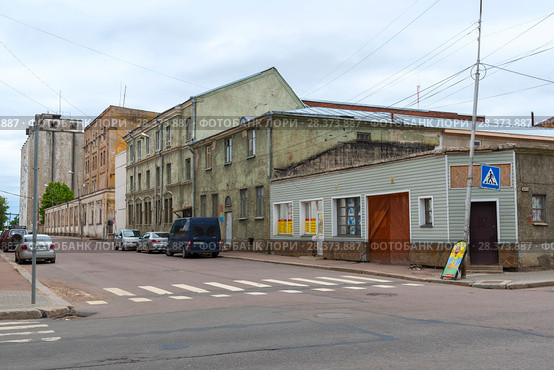 Советская улица. Выборг, Ленинградская область (2017 год). Редакционное фото, фотограф Александр Щепин / Фотобанк Лори