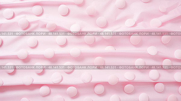 spaced pink polka dots background ai generated. Стоковое AI-изображение, AI-художник Vectorwin / Фотобанк Лори