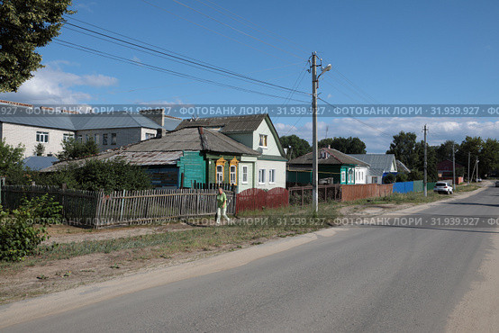 Спас-Клепики улица Свердлова (2019 год). Редакционное фото, фотограф Дмитрий Неумоин / Фотобанк Лори