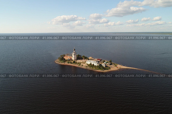 Спасо-Каменный монастырь на Кубенском озере. Вологодская область, Россия (2022 год). Стоковое фото, фотограф Алексей Семенушкин / Фотобанк Лори