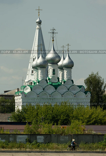 Спасская церковь в Балахне, Нижегородская область (2022 год). Стоковое фото, фотограф Дмитрий Казаков / Фотобанк Лори