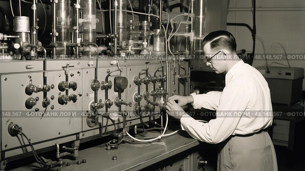 spectrophotometer laboratory equipment machine ai generated. Стоковое AI-изображение, AI-художник Vectorwin / Фотобанк Лори