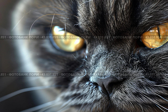 Spiteful Angry cat. Generate Ai. Стоковое AI-изображение, AI-художник Иван Рябоконь / Фотобанк Лори