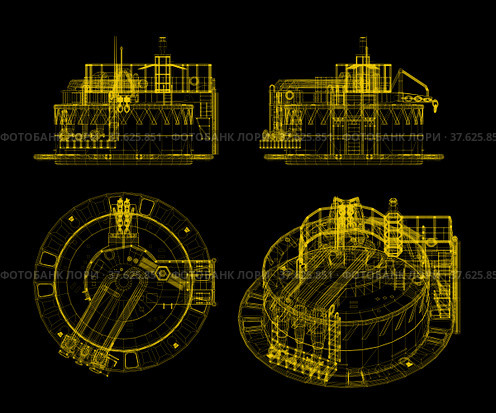 SPM buoy. 3d-rendering. Редакционная иллюстрация, иллюстратор Наталья Лагуткина / Фотобанк Лори