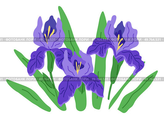 Spring flower vector illustration. The flowered landscape evoked sense joy and wonder in spring The botanical garden exhibited array springtime flora The bloomy atmosphere created by spring flowers. Spring flower. The seasonal blooms created tapestry colors in garden. Стоковая иллюстрация, агентство Ingram Publishing / Фотобанк Лори