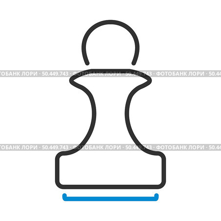 Stamp Icon. Editable Bold Outline With Color Fill Design. Vector Illustration. Стоковая иллюстрация, агентство Ingram Publishing / Фотобанк Лори