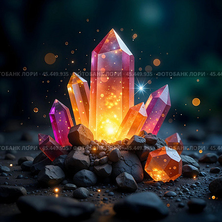 Stone Flower. Стоковое AI-изображение, AI-художник RamA / Фотобанк Лори