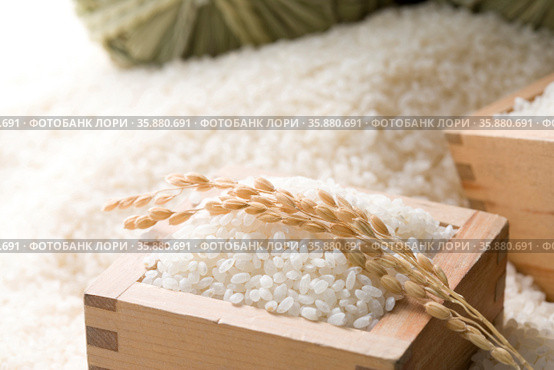 Straw rice bag. Стоковое фото, агентство Ingram Publishing / Фотобанк Лори