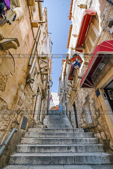 Streets of Dubrovnik. Стоковое фото, агентство Ingram Publishing / Фотобанк Лори
