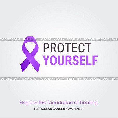 Strength in Unity. Testicular Cancer Awareness. Стоковая иллюстрация, агентство Ingram Publishing / Фотобанк Лори