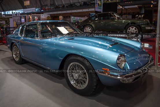 STUTTGART, GERMANY - MARCH 02, 2017: Grand tourer car Maserati Mistral 3700 (Tipo AM109), 1967. Europe's greatest classic car exhibition "RETRO CLASSICS" Редакционное фото, фотограф Sergey Kohl / Фотобанк Лори
