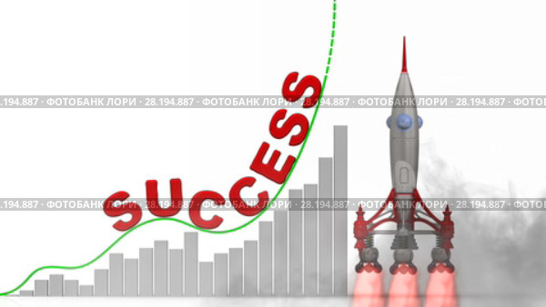 Success chart. Стоковая анимация, аниматор WalDeMarus / Фотобанк Лори