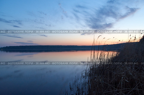 Summer landscape on the banks of the river. Стоковое фото, фотограф Степан Хаджи / Фотобанк Лори