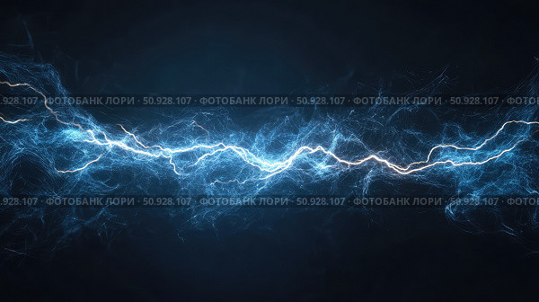 surge flickering electric current ai generated. Стоковое AI-изображение, AI-художник Vectorwin / Фотобанк Лори
