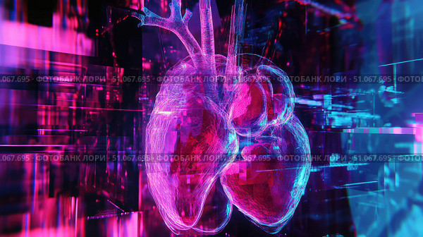 surgery abstract visualization of organ transplant ai generated. Стоковое AI-изображение, AI-художник Vectorwin / Фотобанк Лори