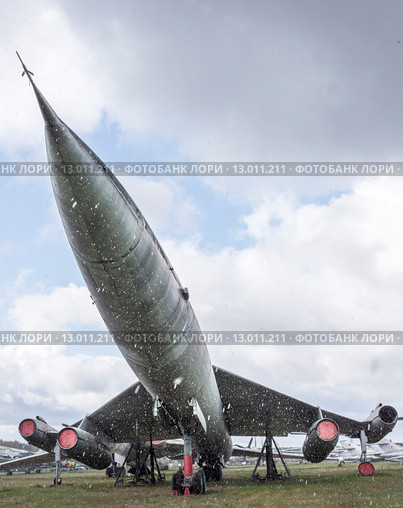 Сверхзвуковой стратегический бомбардировщик М-50 (2015 год). Редакционное фото, фотограф Александр Перепелицын / Фотобанк Лори
