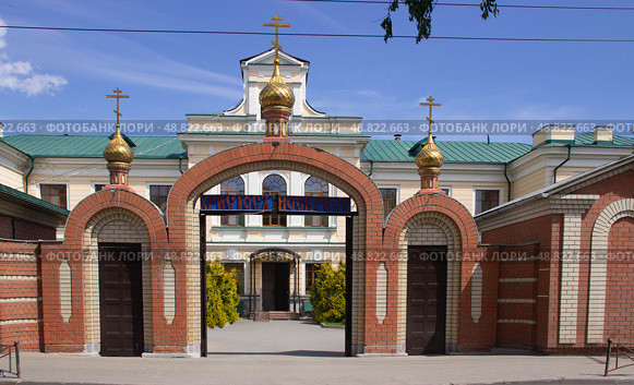 Свято -Никольский мужской монастырь. Саратов. Редакционное фото, фотограф Евгений Будюкин / Фотобанк Лори