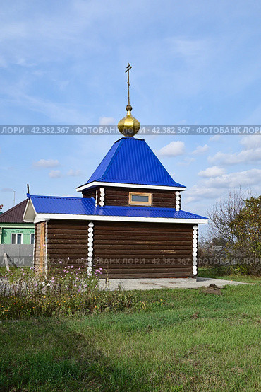 Святотроицкая часовня. Село Старый Кавдык. Тюменская область (2023 год). Стоковое фото, фотограф Александр Тараканов / Фотобанк Лори