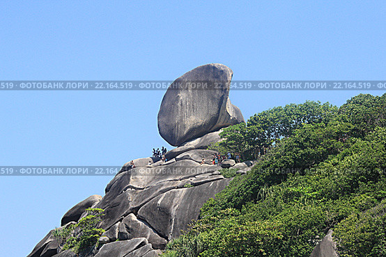 Таиланд. Симиланские острова. Скала Парус (Sail Rock) (2016 год). Стоковое фото, фотограф Алексей Сварцов / Фотобанк Лори