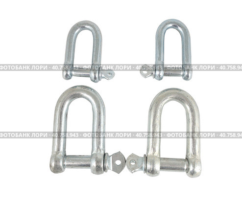 Такелажные петли на белом фоне. Fittings for Marine Fender Steel Bollard on a white background. Стоковое фото, фотограф Татьяна Д / Фотобанк Лори