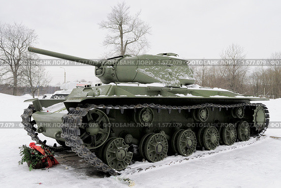 Танк КВ-1С (2010 год). Редакционное фото, фотограф Виктор Карасев / Фотобанк Лори