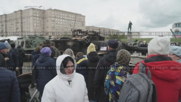 Tank m1a1 Abrams (2024 год). Редакционное видео, видеограф Потийко Сергей / Фотобанк Лори